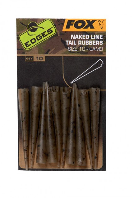 Edges Camo Naked Line Tail Rubbers Size 10