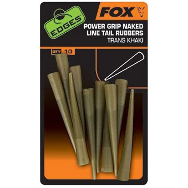 EDGES ™ Power Grip Naked Line Tail Rubbers-Fox