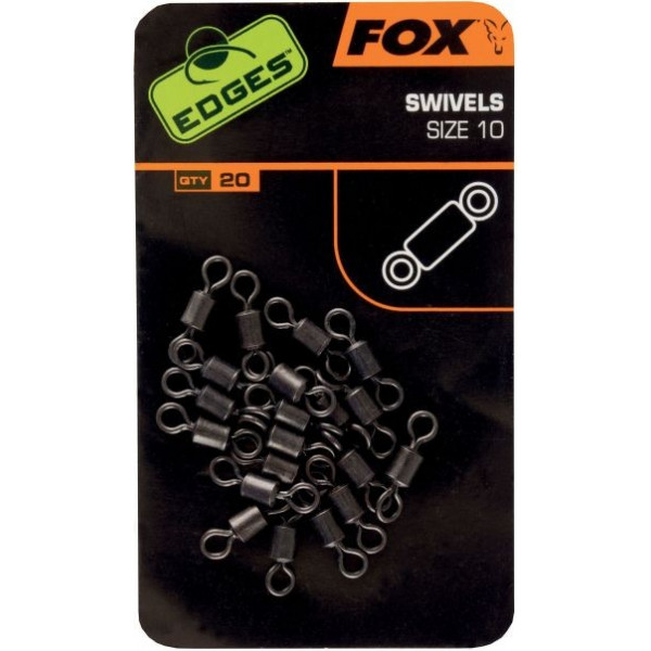 Suktukai Fox EDGES™ Swivels Size 10-Fox