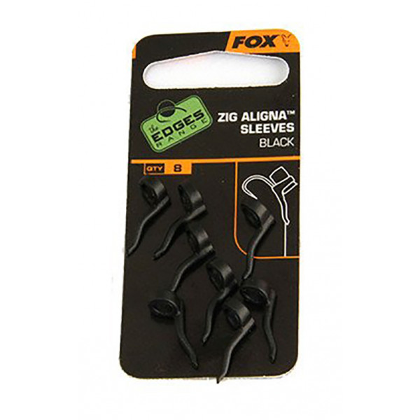 Ziginio Masalo Laikiklis Fox EDGES™ Zig Aligna Sleeve - Black-Fox