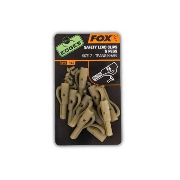 Švino Segtukai Fox EDGES™ Lead Clip + Pegs sz 7-Fox