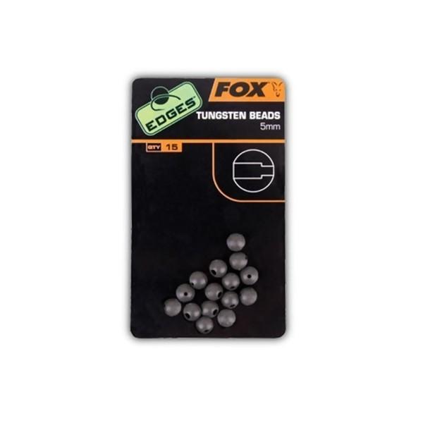 Volframiniai Karoliukai Fox EDGES™ Tungsten Beads 5 mm-Fox