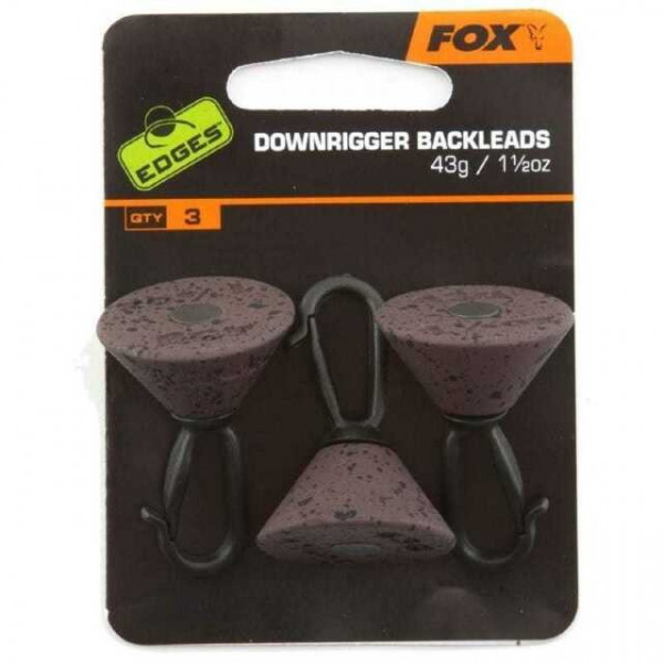 Valo Skandikliai Fox EDGES™ Downrigger Back Leads - 43 g - 1.5oz-Fox