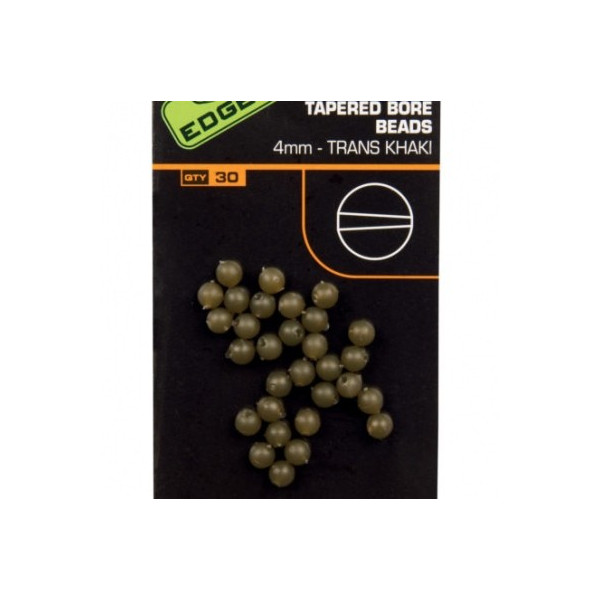 EDGES ™ Tapered Bore Beads 4 mm-Fox