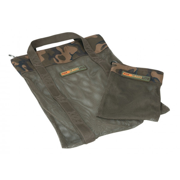 Boilių Džiovinimo Krepšys Fox Camolite Medium AirDry Bag + hookbait bag-Fox