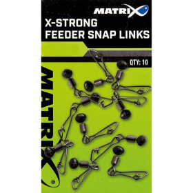X-Strong Feeder Bead Snap Links suurus 12