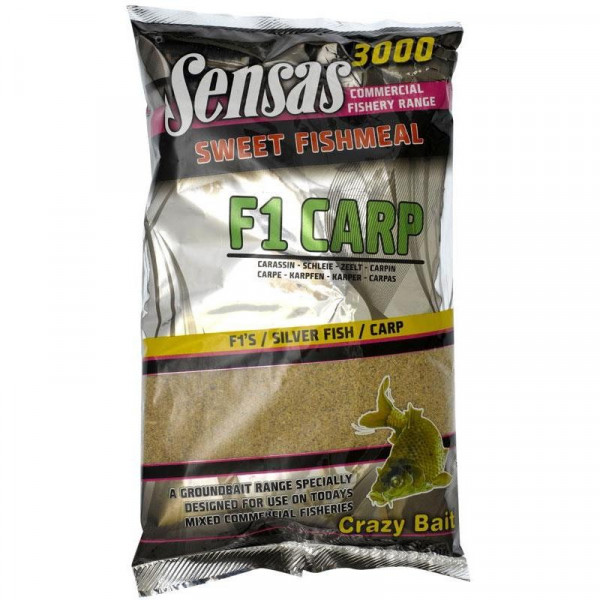 Cozy Sensas 3000 UK Commercial Sweet Fishmeal F1 Carp 1 kg-Sensas
