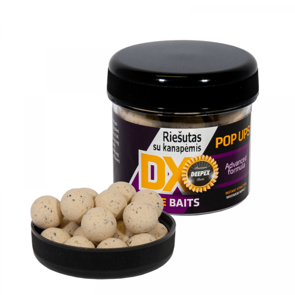 Pop up Nut with Hemp Hazelnut & Hemp 15 mm-Deepex