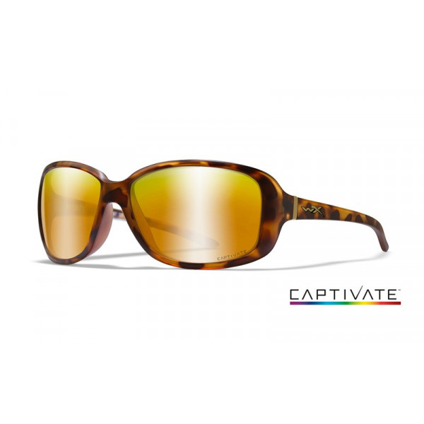 Glasses Wiley X AFFINITY Captivate Bronze Mir. Matte Demi Frame-Wiley X