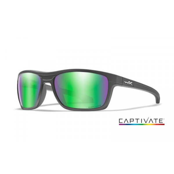Okulary Wiley X KINGPIN Captivate Green Mirror Matte Graphite Frame-Wiley X