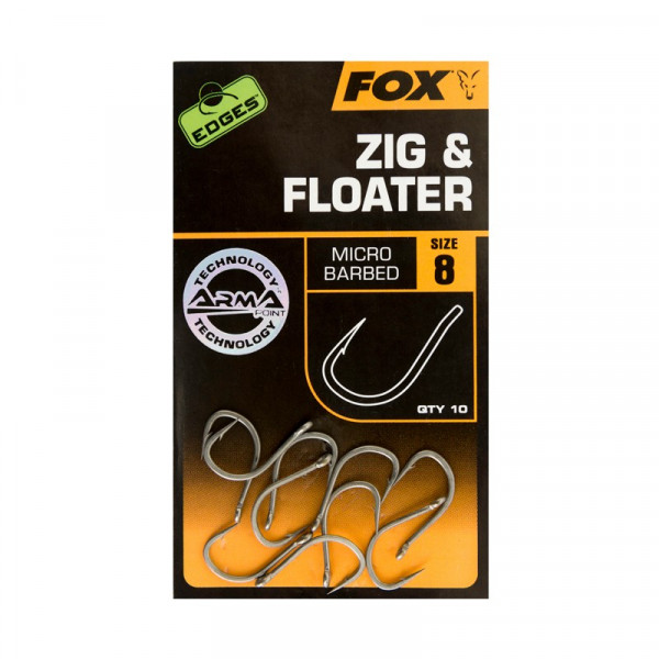 Kabliukai Fox EDGES™ Zig & Floater-Fox