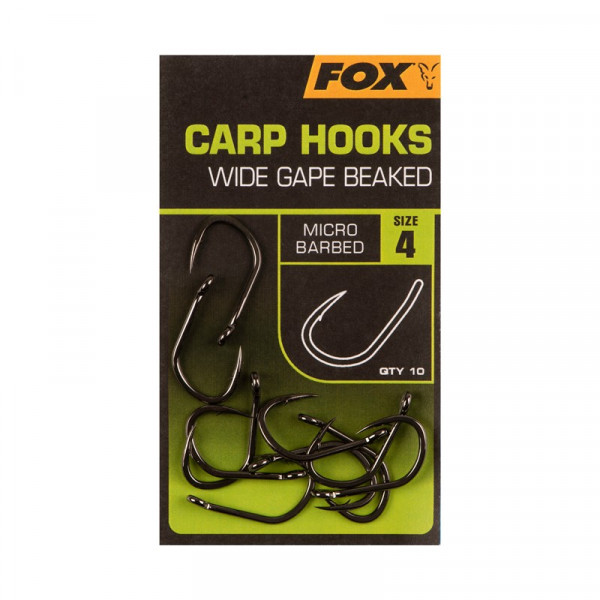 Крючки Fox Wide Gape Hooks-Fox