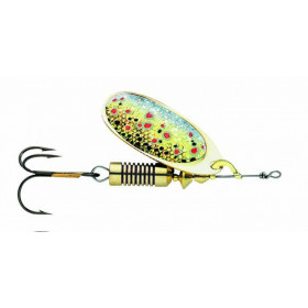 Twisted by DAM Nature 3D Spinner Brown Trout
