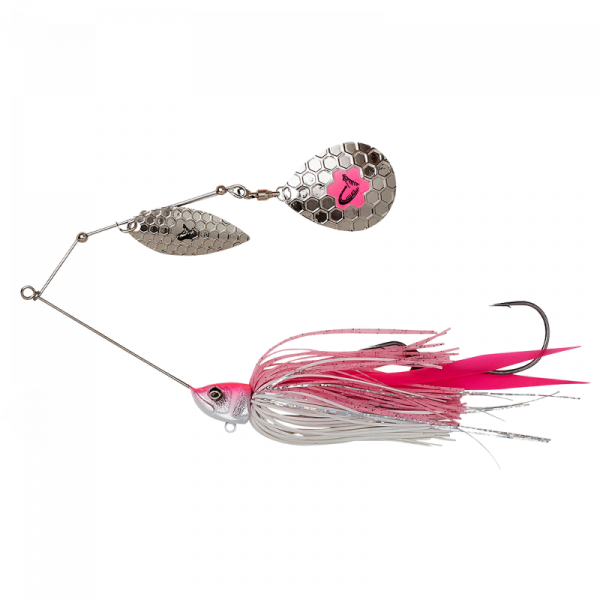 Twisted Savage Gear DaBush Spinner Bait Pink Silver-Savage Gear