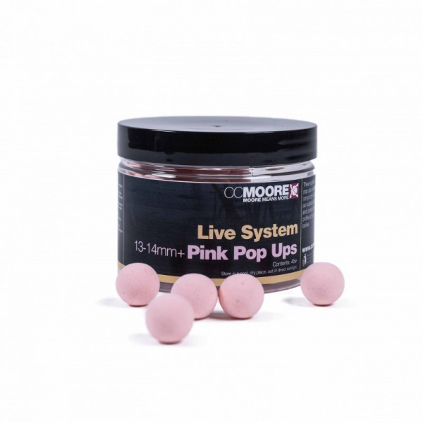 Plaukiantys Boiliai CCMOORE Live System Pink Pop-ups-CCMOORE