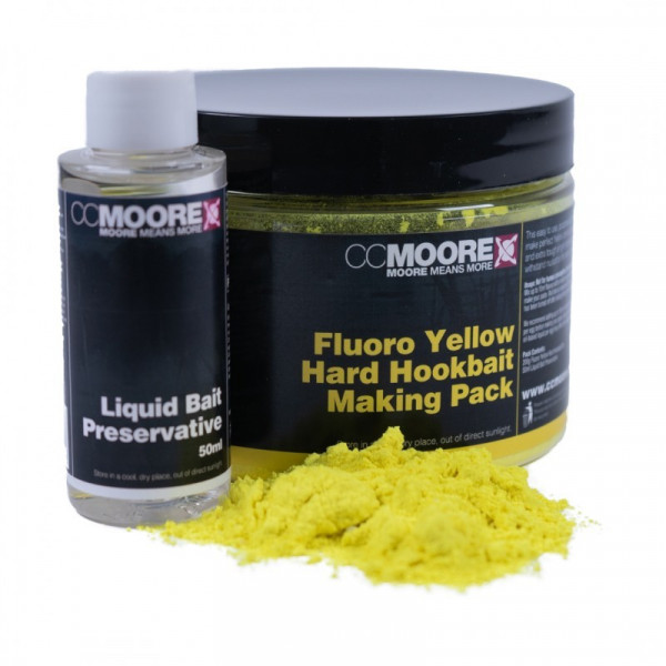 Boiler production set CCMOORE Fluo Yellow Hookbait Pack-CCMOORE