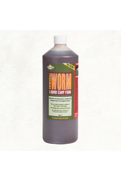 Liquid Dynamite Baits Premium Worm Carp Liquid 1l
