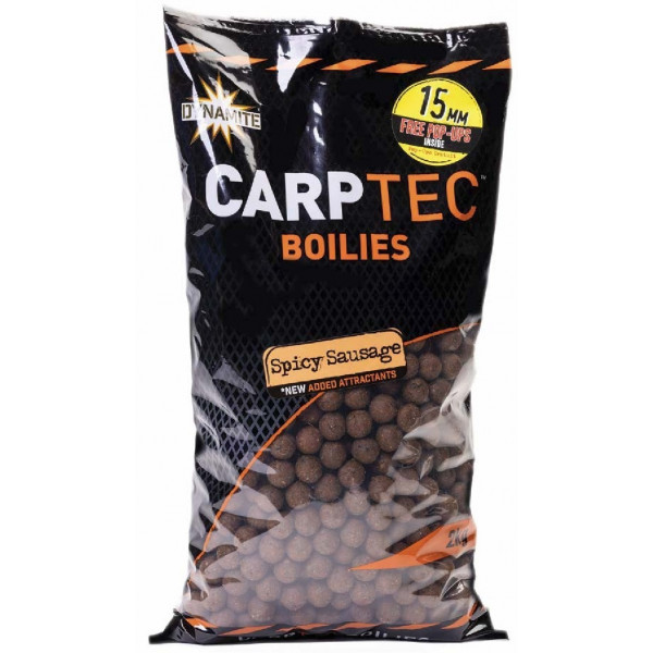 Boilers Dynamite Baits CarpTec Spicy Sausage Boilies-Dynamite