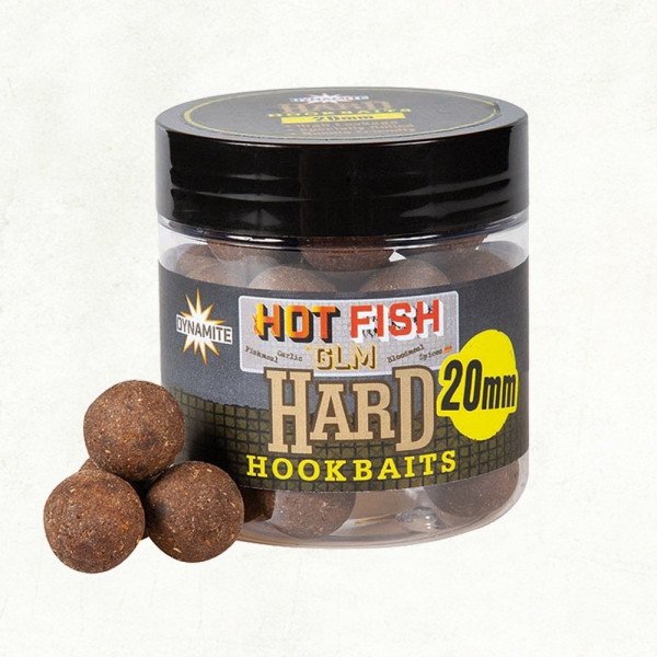 Boiliai Dynamite Baits Hot Fish & GLM Hard Hookbaits-Dynamite