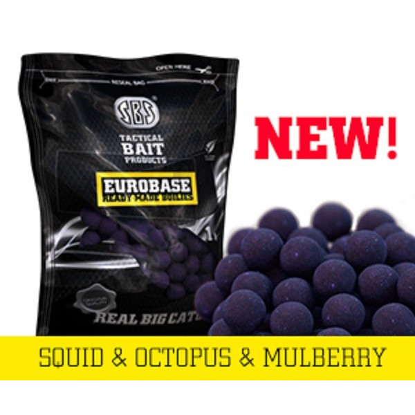 Tirpstantys boiliai SBS Baits Eurobase Soluble Squid & Mulberry-SBS Baits