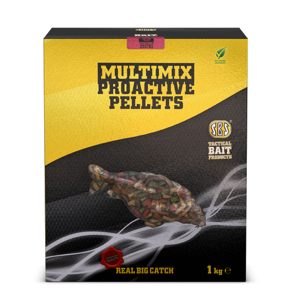 Peletės SBS BAITS Multimix Proactive 3-6mm Pellets-SBS Baits