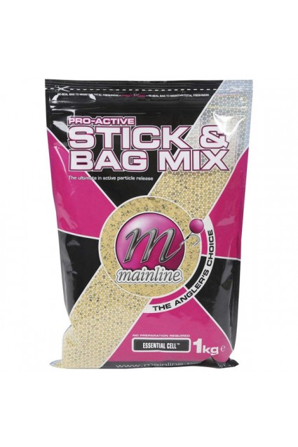 PVA Jaukas Mainline Pro-Active Bag&Stick Mix Essential CellTM 1Kg