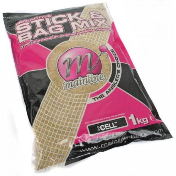 PVA Jaukas Mainline Pro-Active Bag&Stick Mix CellTM 1Kg-MAINLINE