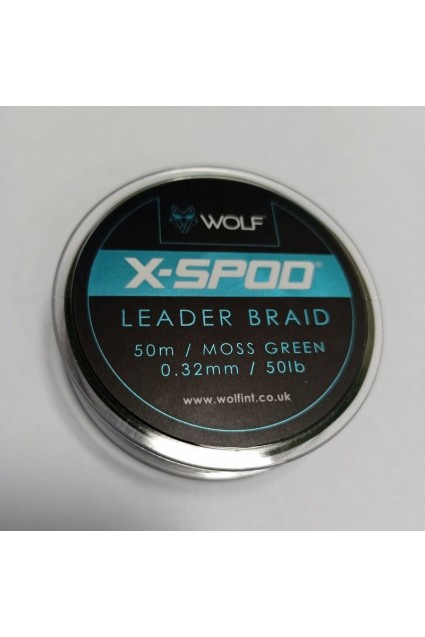 Pintas Pavadėlinis Valas Wolf X-SPOD Braided Shockleader 50m