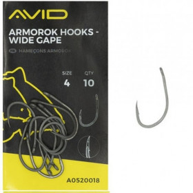 Kabliukai Avid Armorok Hooks - Wide Gape