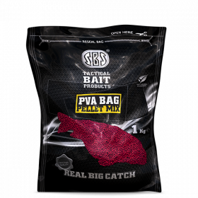 Peletės SBS Baits PVA Bag Pellet Mix M1 (Spicy Fish)