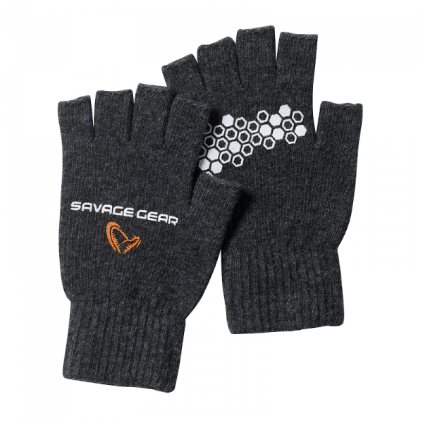 Pirštinės Savage Gear Knitted Half Finger Glove-Savage Gear