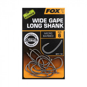Kabliukai Fox Edges Wide Gape Long Shank Hooks
