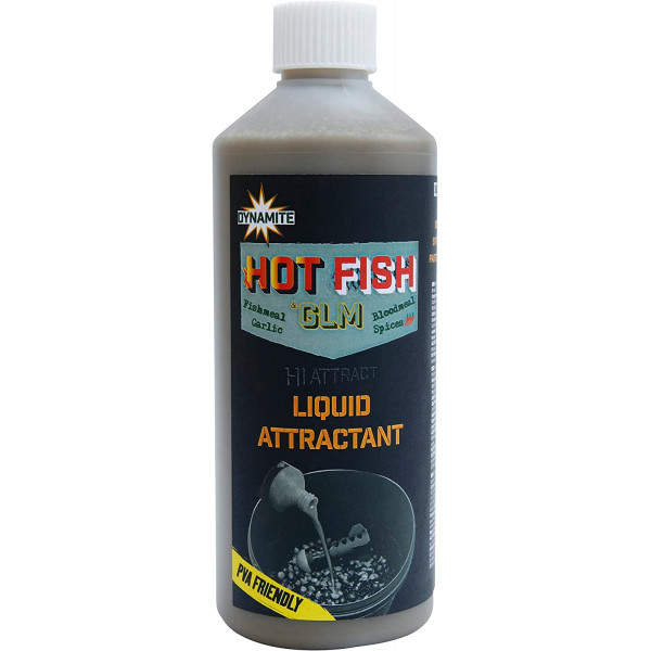 Skystis Dynamite Baits Hot Fish GLM Liquid Attractant 500ml-Dynamite