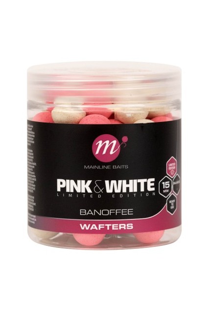 Balansuojantys Boiliai Mainline Fluro Pink&White Wafters Banoffee