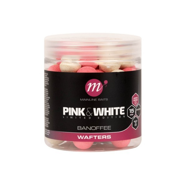Balansuojantys Boiliai Mainline Fluro Pink&White Wafters Banoffee-MAINLINE