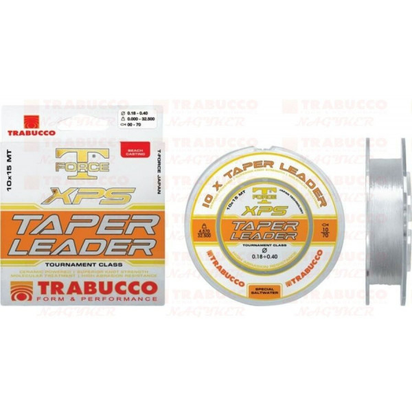 Konusinis Valas Trabucco TF S.C. Tapered Leader 10x15m-Trabucco