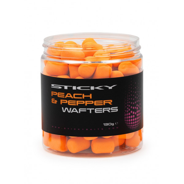 Balansuojantys Boiliai Sticky Baits Peach & Pepper Wafters-Sticky Baits