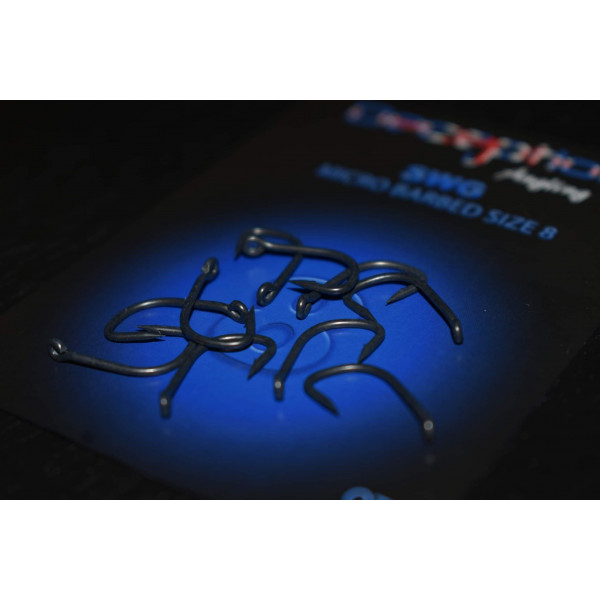 Micro Barbed Hooks SWG (TWISTER) Deception Angling-