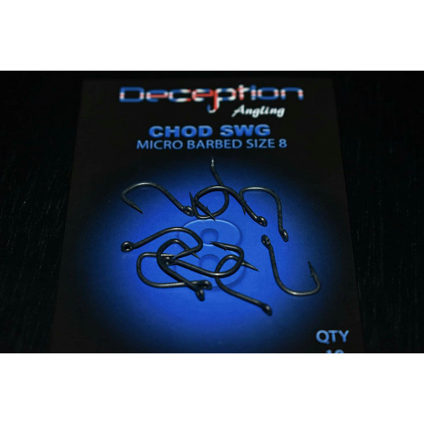 Micro Barbed Hooks CHOD SWG Deception Angling-