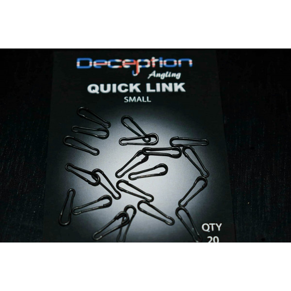 Quick Link Size Small qty : 20 Deception Angling-