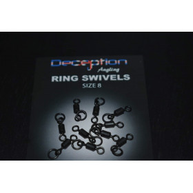 Ring Swivels size 8 qty: 10 Deception Angling