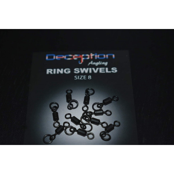 Ring Swivels size 8 qty: 10 Deception Angling-