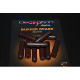 Buffer beads Brown Deception Angling