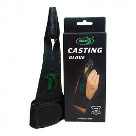 Single finger casting glove