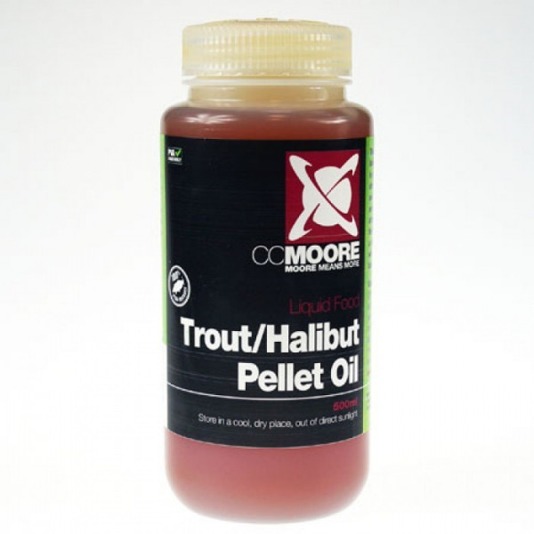 Liquid Ccmoore Trout / Halibut Pellet Oil 500ml-CCMOORE
