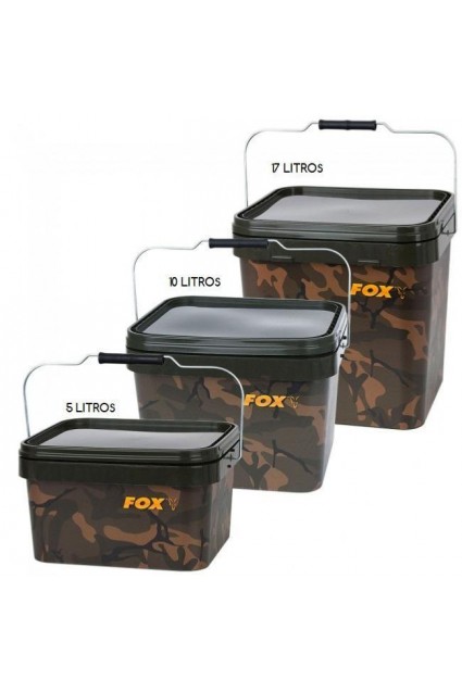 Kibiras Fox Camo Square Buckets