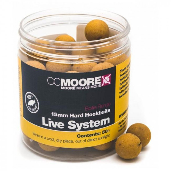 Boilies CCMOORE Live System Hard Hookbaits-CCMOORE