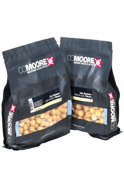 1kg Yellow CC Moore Live System Freezer Boilies 