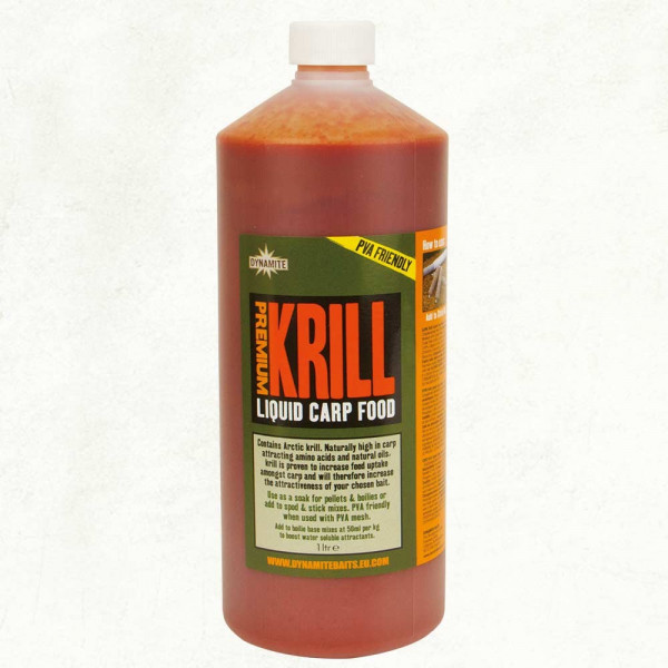 Liquid Dynamite Premium Krill Liquid Carp Food 1л-Dynamite