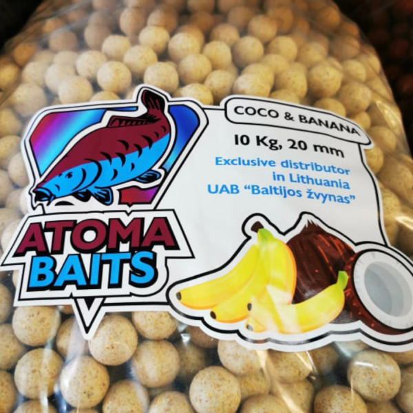 Boiliai ATOMA BAITS Coco & Banana-ATOMA BAITS